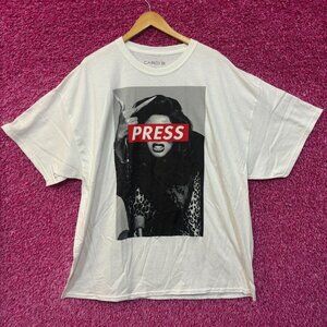 Cardi B Press rap Tshirt size 3XL